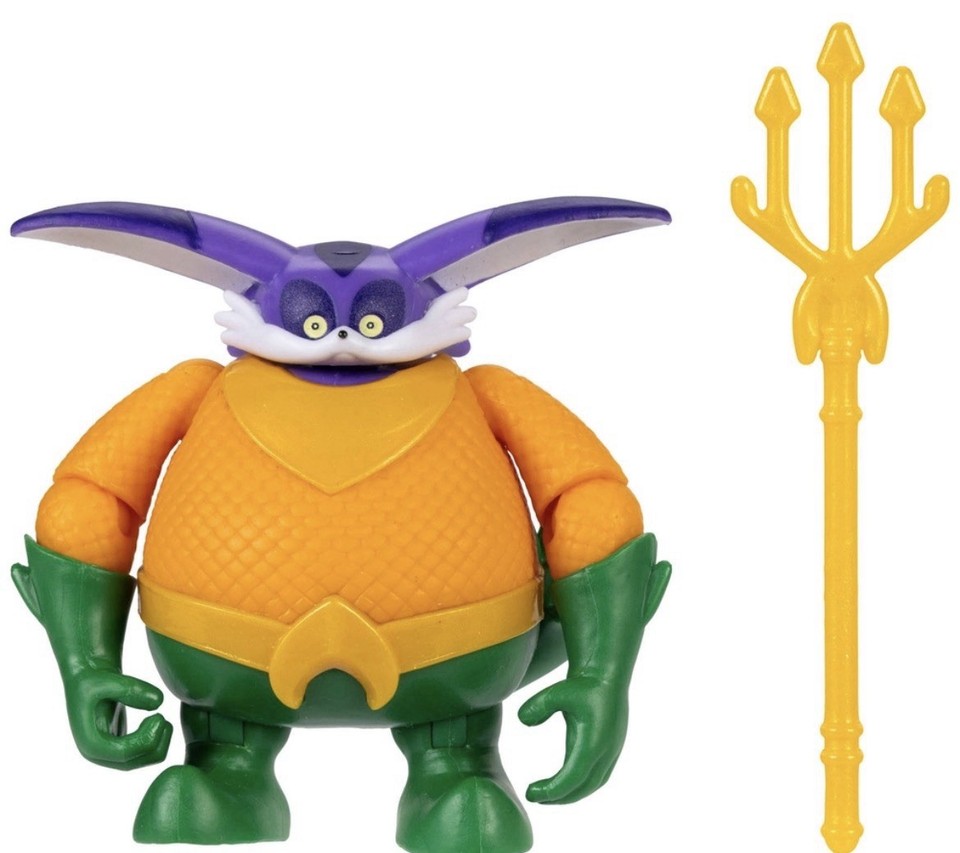 Jakks Pacific DC x Sonic the Hedgehog Big The Cat As Aquaman 6cm Figure ...