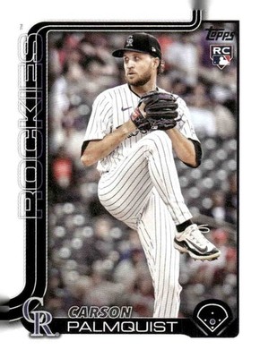 2025 Topps Update #US321 Carson Palmquist BUY2GET1 CODE: JWKFAN25