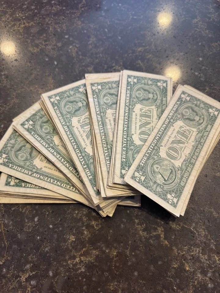 1963B One Dollar "Barr" Notes ($1 Lot of 108) - Image 4 of 4