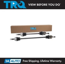 TRQ Front CV Axle Shaft Assembly Set For 12-17 Hyundai Veloster 10-11 Kia Soul