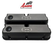 Ford 302 Narrow Fin Windsor Valve Covers Powered By 302 Cubic Inches Black Ford 302 Narrow Fin Windsor Valve Covers Powered By 302 Cubic Inches Black