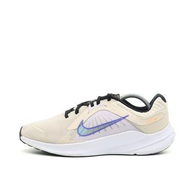 Nike Damen React Miler 2 Sneaker Beige/Lila/Schwarz Low-Top Laufschuh EU 38.5