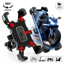 Motorcycle Phone Mount Auto Lock 100mph Military Anti-Shake Bike Phone Holder US