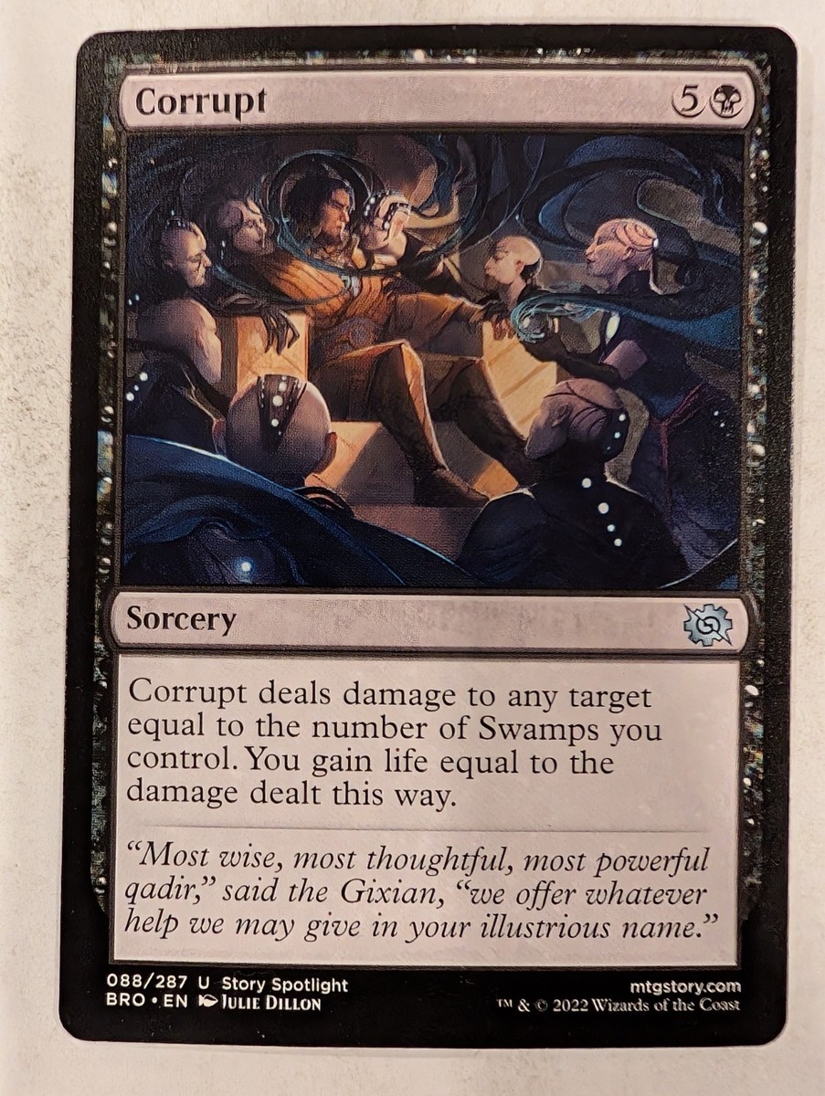 brothers war mtg cards Corrupt - The Brothers' War Magic the Gathering MTG Nice!