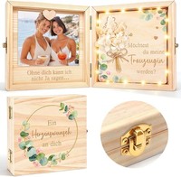 Trauzeugin Fragen Geschenk Holzbox - MÖChtest DU Meine Trauzeugin Werden, Eukaly