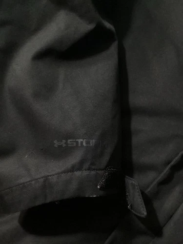 Under Armour Storm Men’s Black Hooded Full Zip Jacket w/ Pockets Short image 2