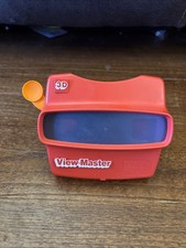 Vintage View-Master 3D Viewer Red Classic Toy Slide Viewer - No Slides