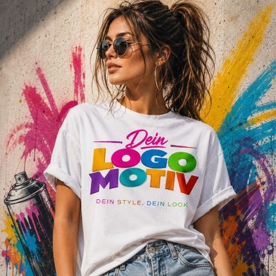 DTF Transfer Bügelbild Wunschmotiv | Logo Druck | Transferfolie Textildruck