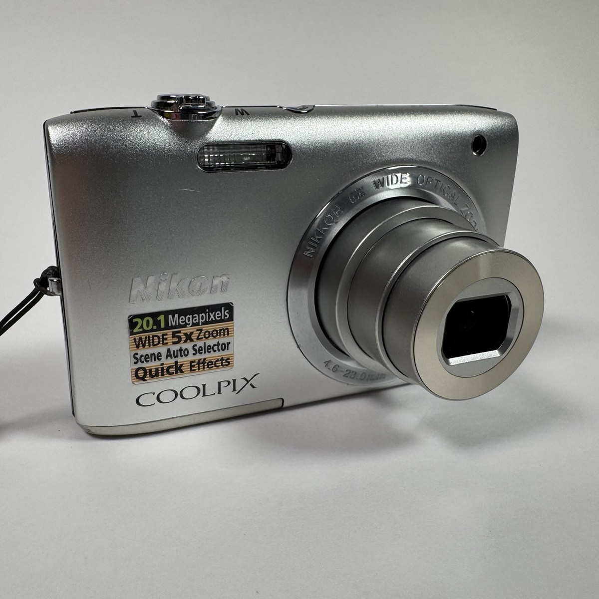 Nikon Coolpix S2800 20.1MP Digital Camera Silver W/ Box | eBay