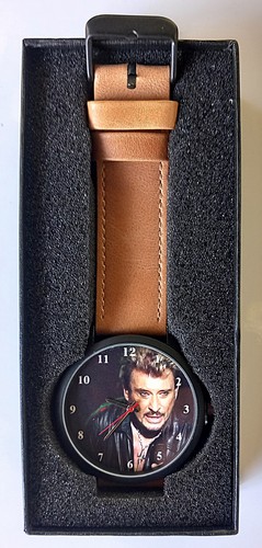 Montre JOHNNY HALLYDAY. 37 + boîte étui + notice. - Imagen 2 de 7