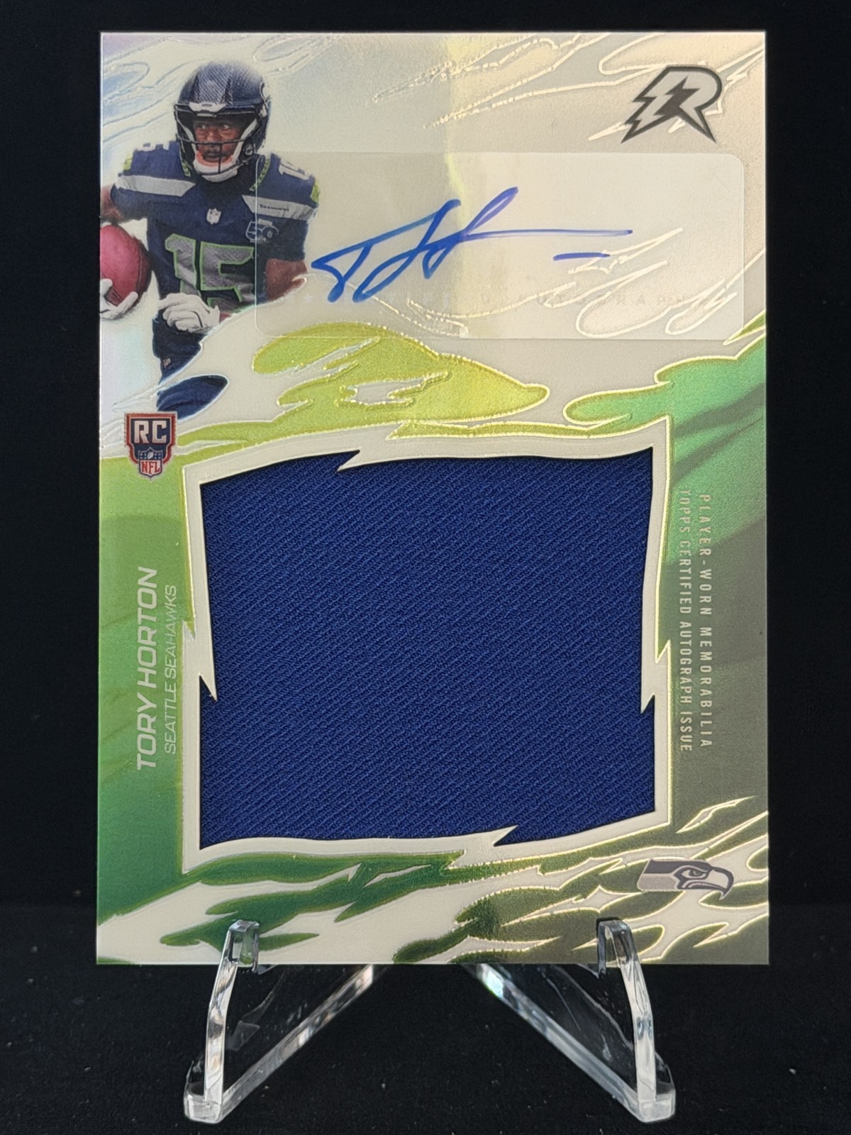 2025 Topps Resurgence Tory Horton Resurgence Rookie Relic Signatures Seahawks