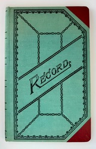 Vintage Boorum & Pease Record Journal Account Book #66 7.5” x 12” R 150