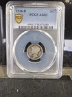 1916 D US  MERCURY DIME PCGS AG3 "THE BEST AG3 YOU WILL EVER SEE!"