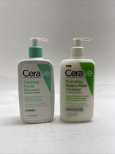 2PK Of CeraVe Foaming Facial Cleanser  Cream To Foam Cleanser SEE DESCRIPTION 
