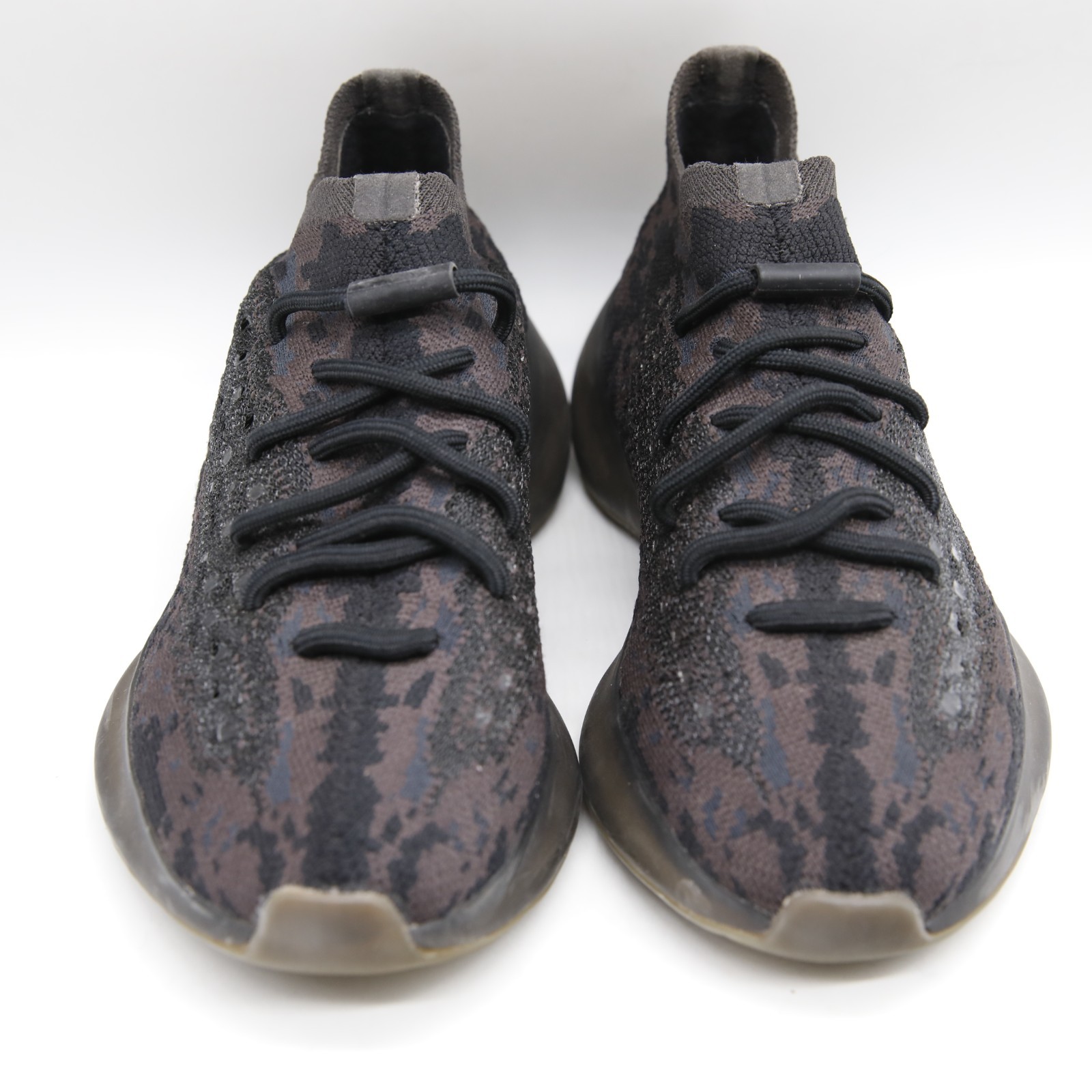 Yeezy x Adidas Black/Brown Knit Fabric Boost 380 Onyx RF Sneakers Men's Size 5.5 thumbnail 5