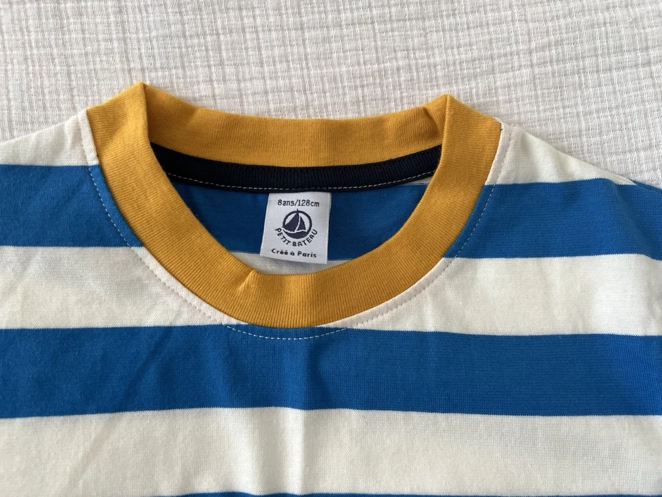 Petit Bateau 2 camisetas para niño, talla 8-10 Foto 2 de 4