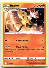 Braixen 026/195 SWSH12: Silver Tempest Uncommon Pokemon TCG NM