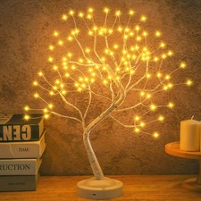 FUCHSUN   108 LED Birch Tree Light Tabletop Bonsai Fairy Tree Lamp, 8 Light...