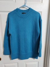 Ann Taylor S Blue Long Sleeve Wool Blend Sweater. 602