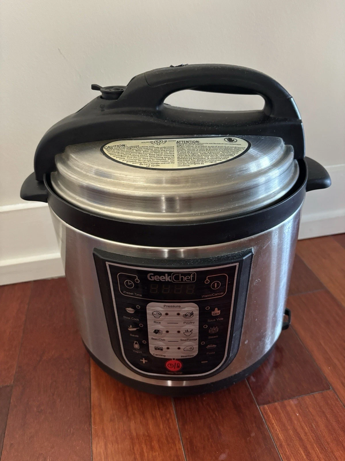 geek chef 11 in 1 multifunctional pressure cooker, 6 Quart