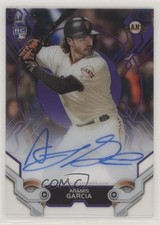 2019 Topps High Tek High Tek Auto Purple 35/99 Aramis Garcia #HTA-AG Auto 1u6