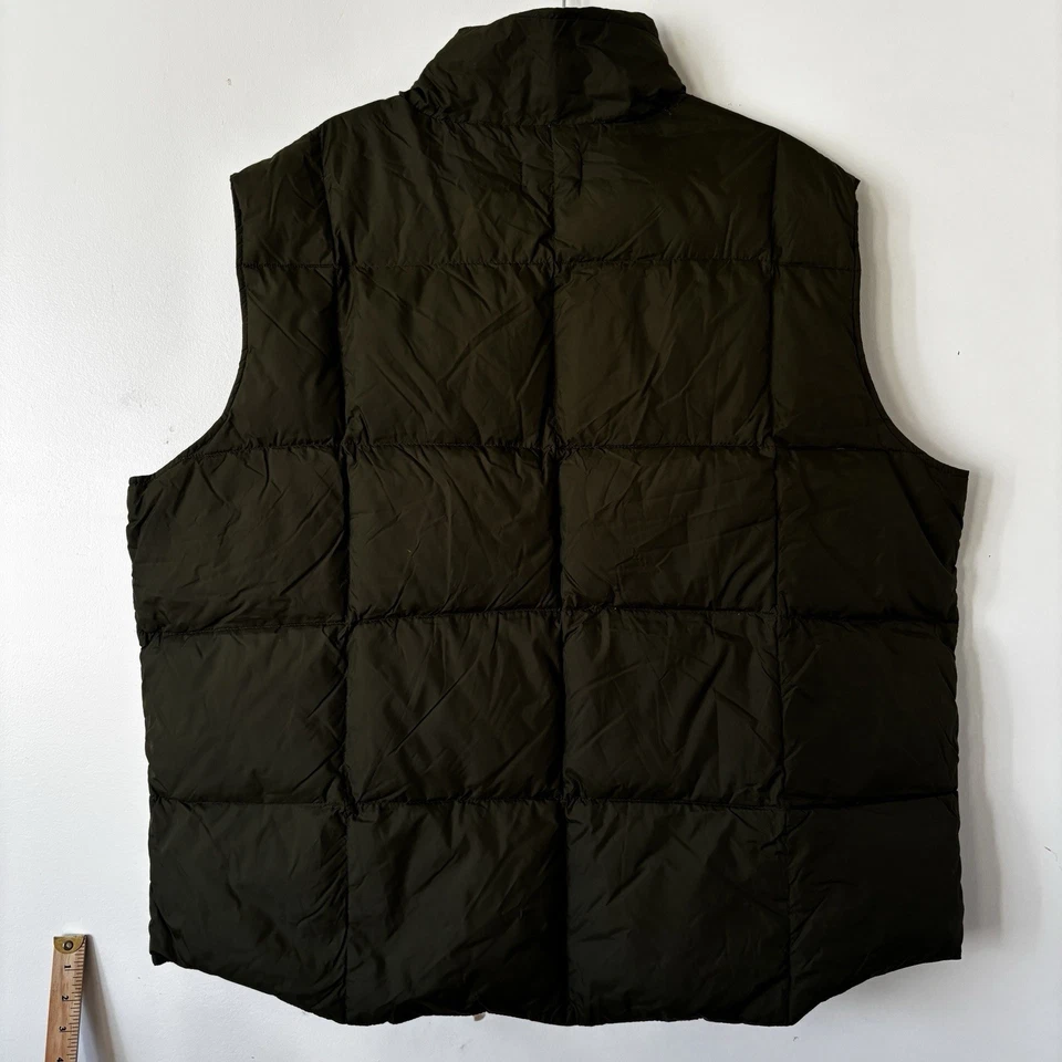 Land’s End Men’s Deep Juniper Goose Down Quilted Puffer Vest Size XL-XXL - Image 4 of 4