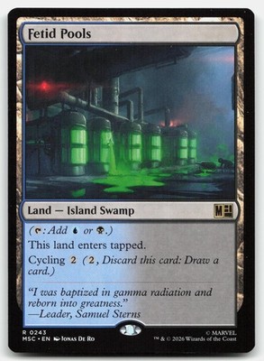 Fetid Pools 243 Rare Commander: Marvel Super Heroes NM