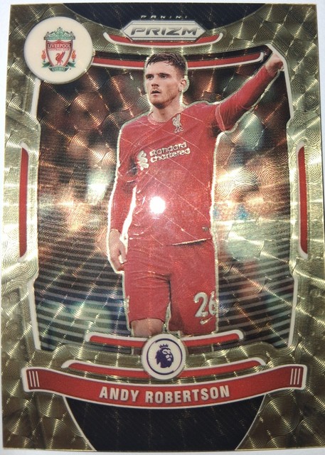 **Only 1 on the Internet 2021 Prizm Premier League Andy Robertson Gold Power 1/1