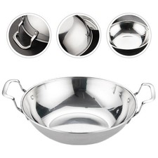  Griddle Pan Flat Frying Induction for Cooktop Stainless Steel Cooking Utensils