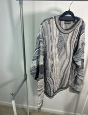 Tundra Herren Strickpullover Rundhals Geometr...
