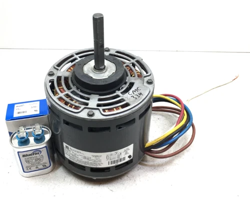 Emerson K55HXHKL-8719 Blower Motor 1/2 HP 1075 RPM 4SPD 1PH 115V used #CMC334