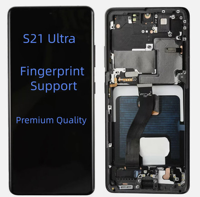 OEM For Samsung Galaxy S21 Ultra Complete LCD Display screen Digitiger + Frame
