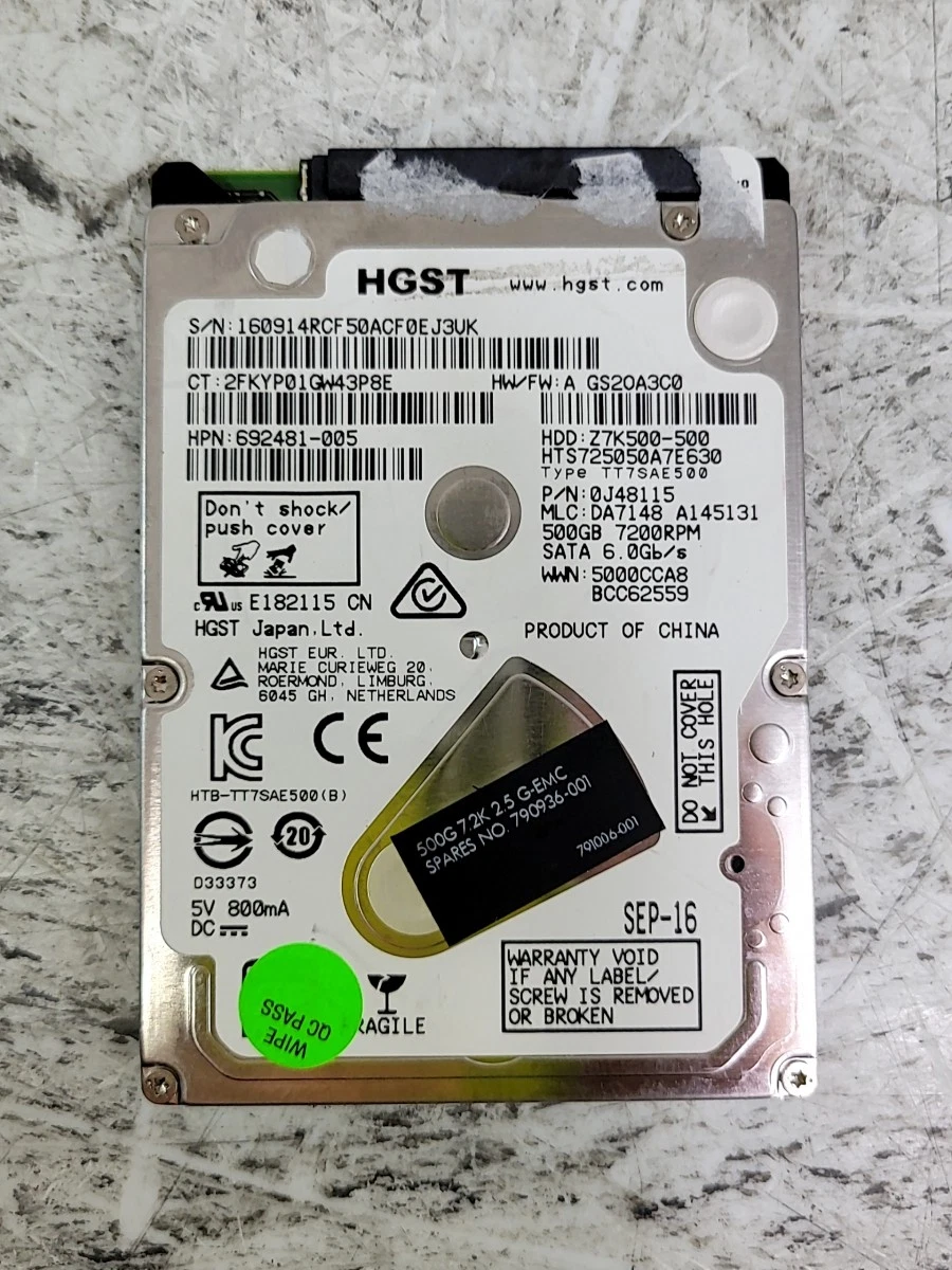 Hitachi 500GB Computer Internal Hard Disk Drives for Sale - eBay