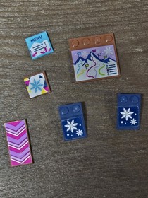 LEGO Friends 41324 Snow Resort Ski Lift Partial Incomplete Parts Lot