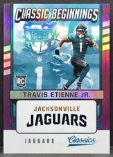 2021 Panini Classics - Classic Beginnings Travis Etienne #CB-TE Purple /25 (RC)