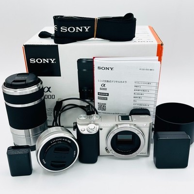 [Mint] Sony Alpha A6000 ILCE-6000 Lens 16-50mm 55-210mm