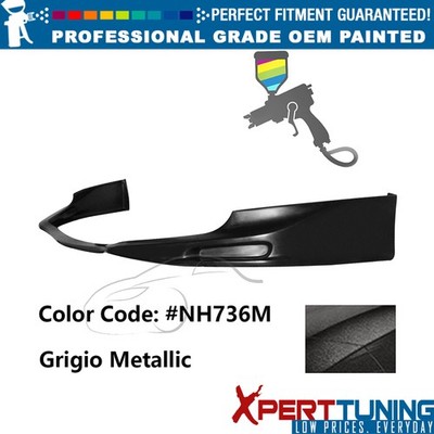 Fits 09-10 Acura TSX JDM Style Painted #NH736M Black Front Lip Lower Spoiler PU
