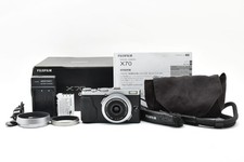  Top MINT in Box Fujifilm Fuji X70 Silver 16.3MP Digital Camera From JAPAN 190