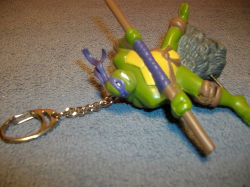 2004 Teenage Mutant Ninja Turtles TMNT Schlüsselanhänger/Spritzpistole Donatello  - Bild 5 von 9