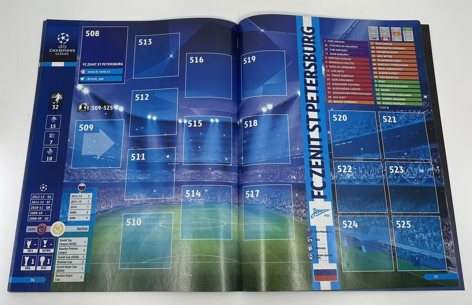 2013 - 2014 PANINI UEFA Champions League Empty Album - Image 4 of 4