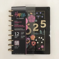 NEW 2025 Happy Planner 12M Planner “RADIANT GARDEN" Classic Color Block Layout
