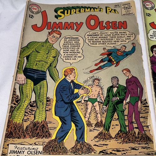 Jimmy Olsen Superman’s Pal #72 & #73 DC Comic Books Turtle Man, Golden Touch - 第 2/12 張圖片