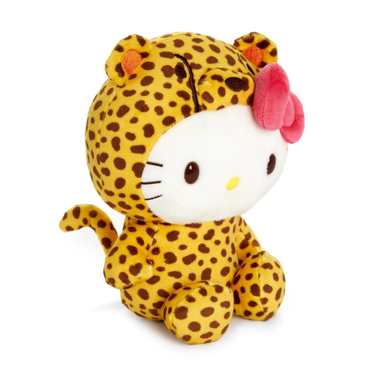 Sanrio Hello Kitty 8” Tall Cheetah Plush Trinket Tropical