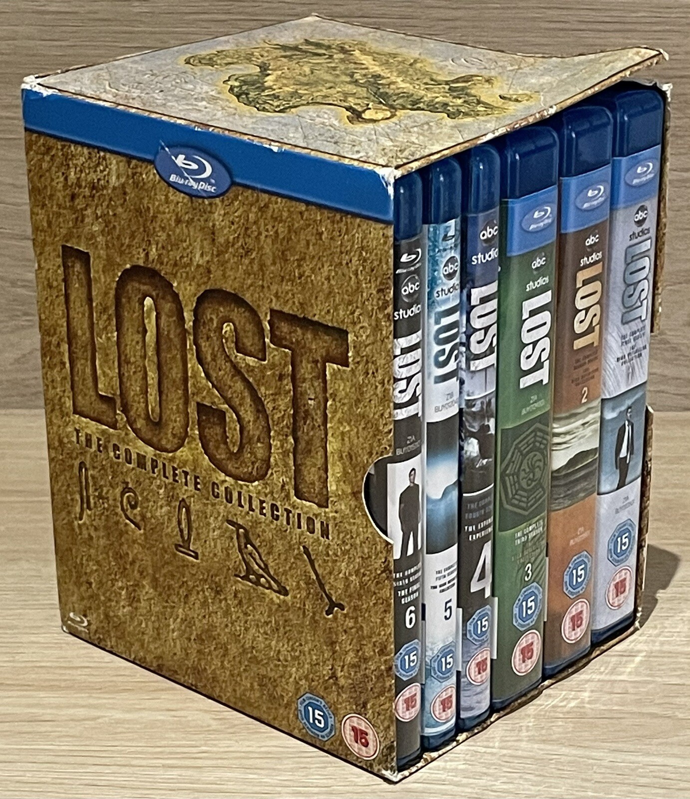 Lost Series 16 Complete Series Box Set BluRay (2010) Discs Great