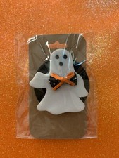 Ghost with bow tie Halloween pin