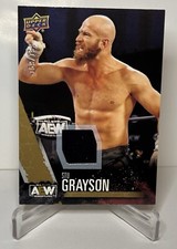 2021 UPPER DECK AEW FIRST EDITION GOLD WORN SHIRT RELIC /199 STU GRAYSON SP
