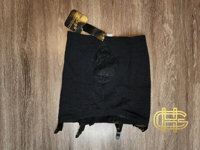 Rago 1357 Open Bottom Girdle Black XL/32