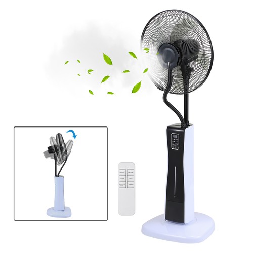 Standventilator mit Ultraschall Sprühnebel Ventilator Luftbefeuchter 75 W Leise - Bild 2 von 10