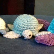 Made To Order/Customizable 7" Crochet Sea Turtle Plushie