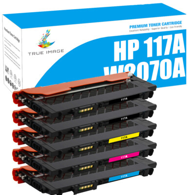 5x Toner für HP 117A mit Chip für HP Color Laser MFP 178nwg 179fwg 178nw 179fnw